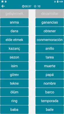 Turkish - Spanish android App screenshot 1